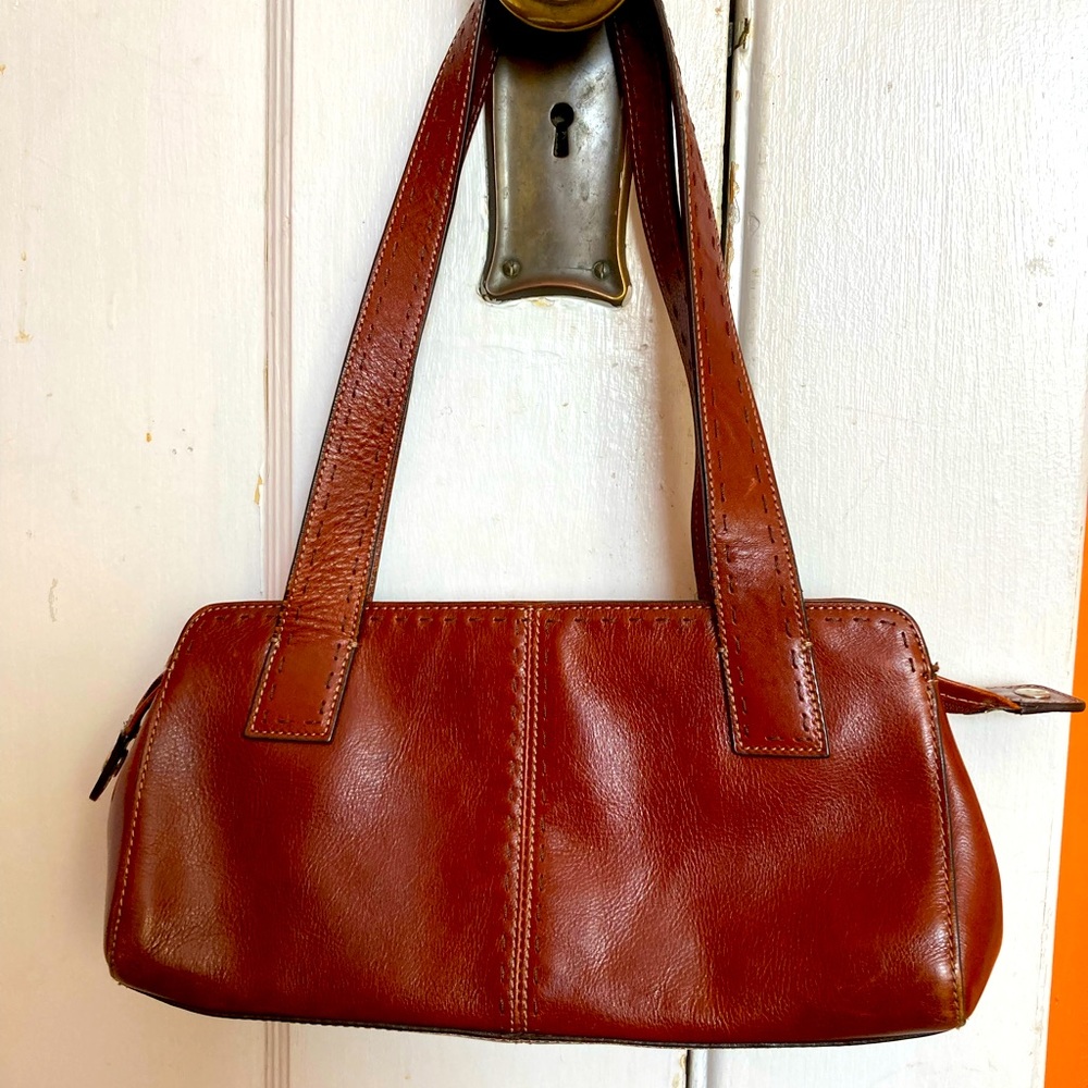 Fossil brand leather handbag
